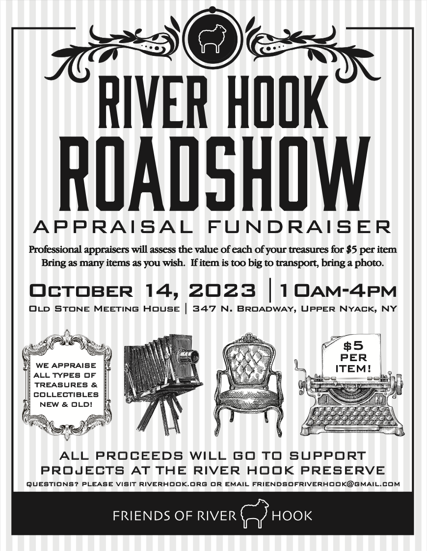 Join us on October 14 for the River Hook Road Show appraisal event!